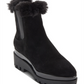 DKNY Women's Fabric Almond Toe Ankle Fashion Boots Black Size 9