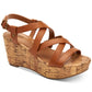 Style & Co Women's Ionna Wedge Sandals Brown Size 5.5 M