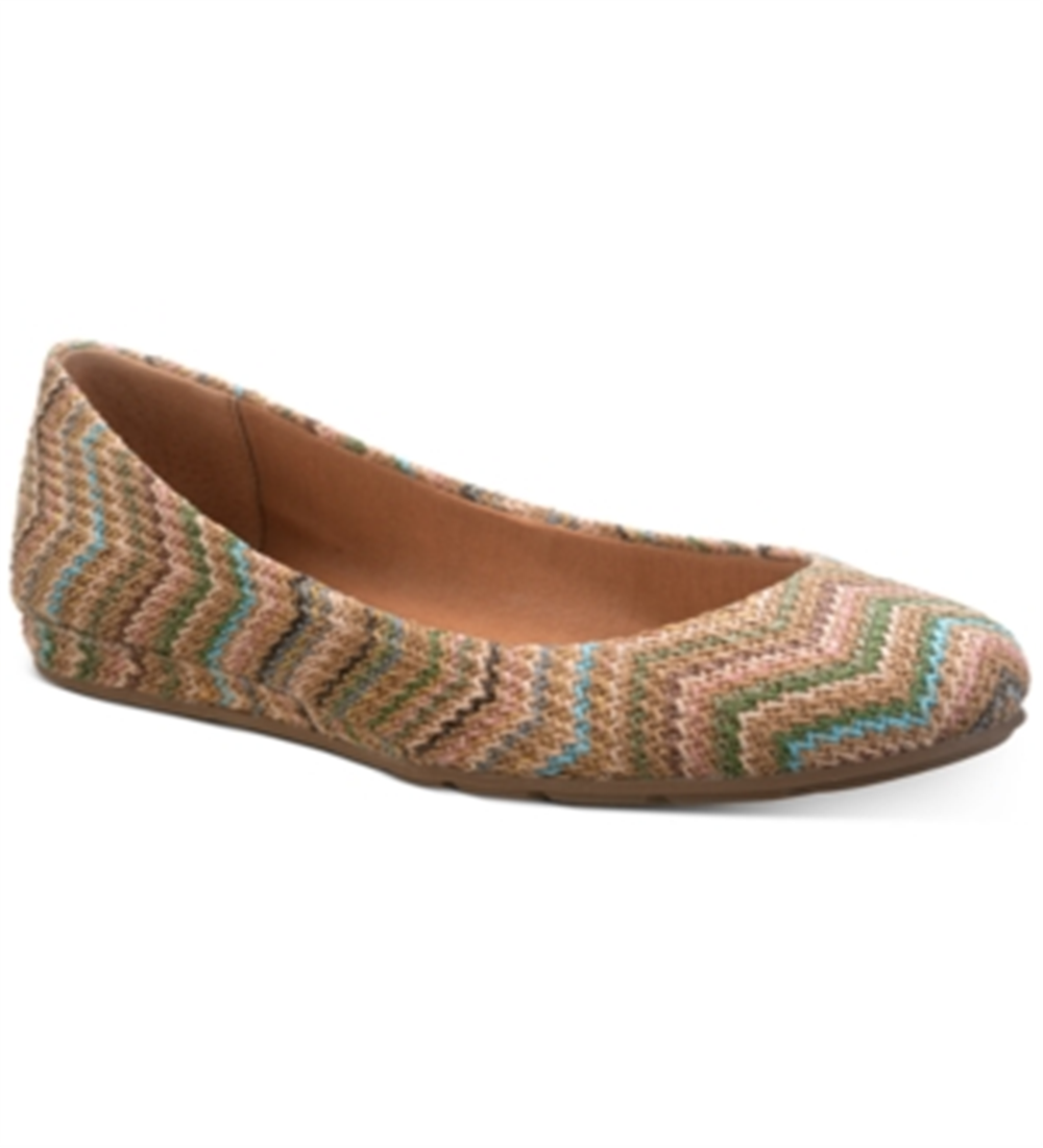 Sun Stone Women's Eliana Flats Shoes Brown Size -7 W