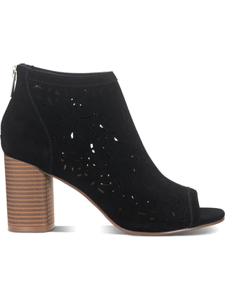 American Rag Women's Glia Suede Perforated Shooties Black Size 7.5 M