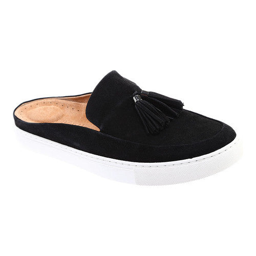 Kenneth Cole Women's Suede Slip on Sneaker Black Size 8.5 M
