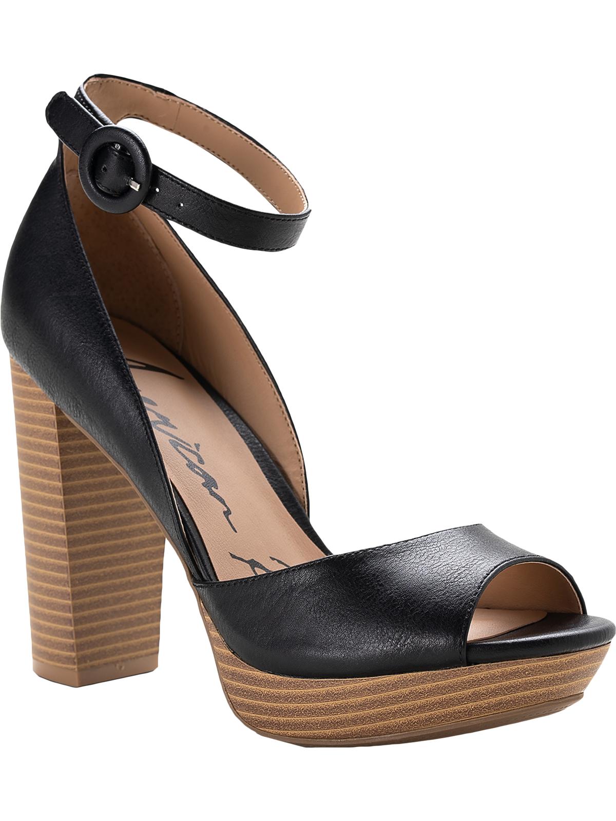 American Rag Women's Reeta Block Heel Platform Sandals Black Size 9.5M