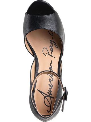 American Rag Women's Reeta Block Heel Platform Sandals Black Size 9.5M