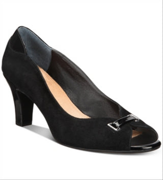 Giani Bernini Women's Vallay Leather Closed Toe Mary Jane Pumps Black Size 8 M