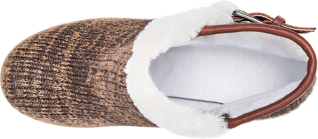 MUK LUKS Women's Wedge Bootie Brown Size 8