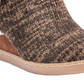 MUK LUKS Women's Wedge Bootie Brown Size 8