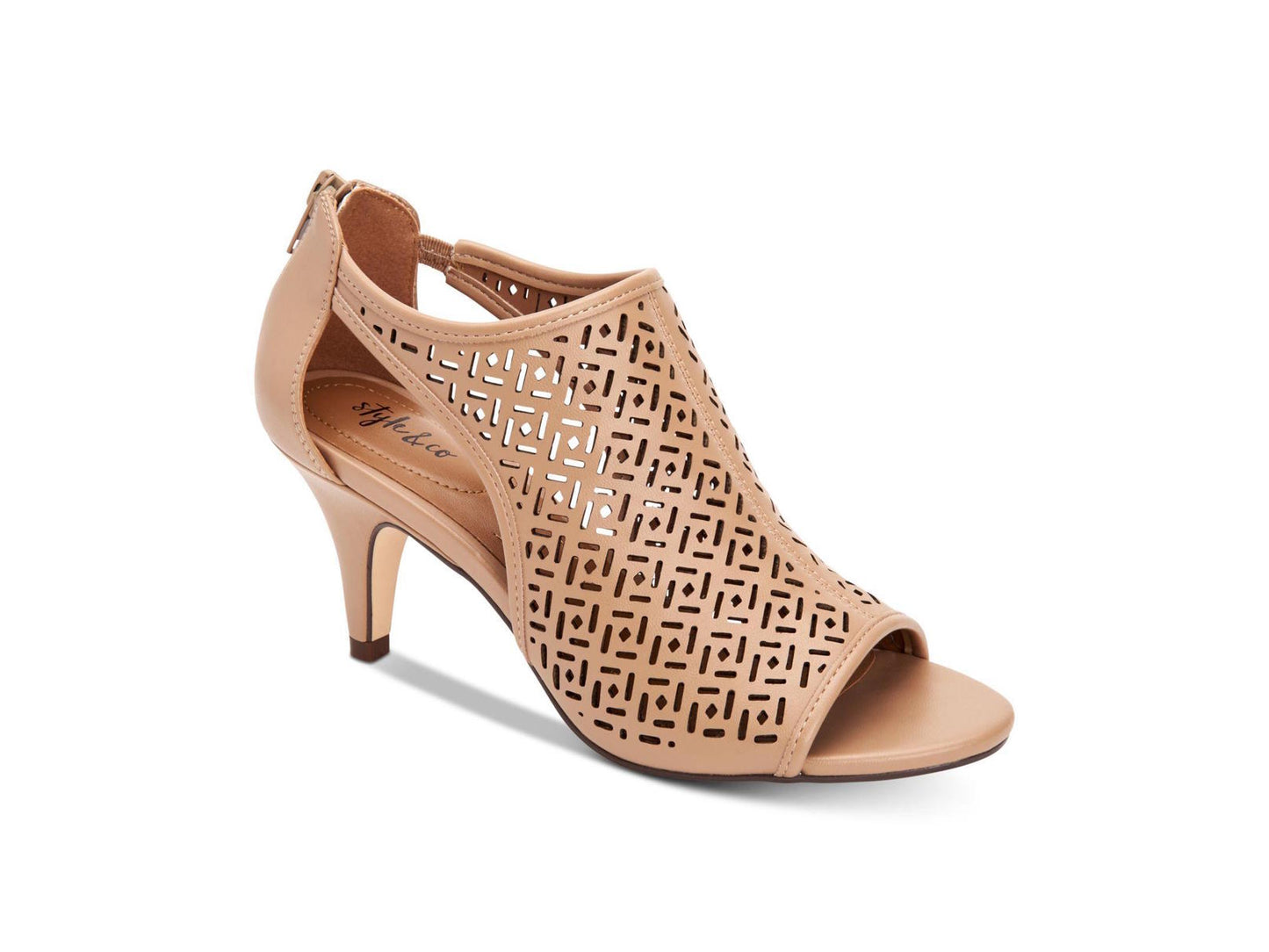 Style & Co. Women's Hyrine Peep Toe D-orsay Pumps Gray  Size 5.5 M