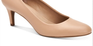 Charter Club Women's Padiee Round Toe Classic Pumps Nude Size 7.5M