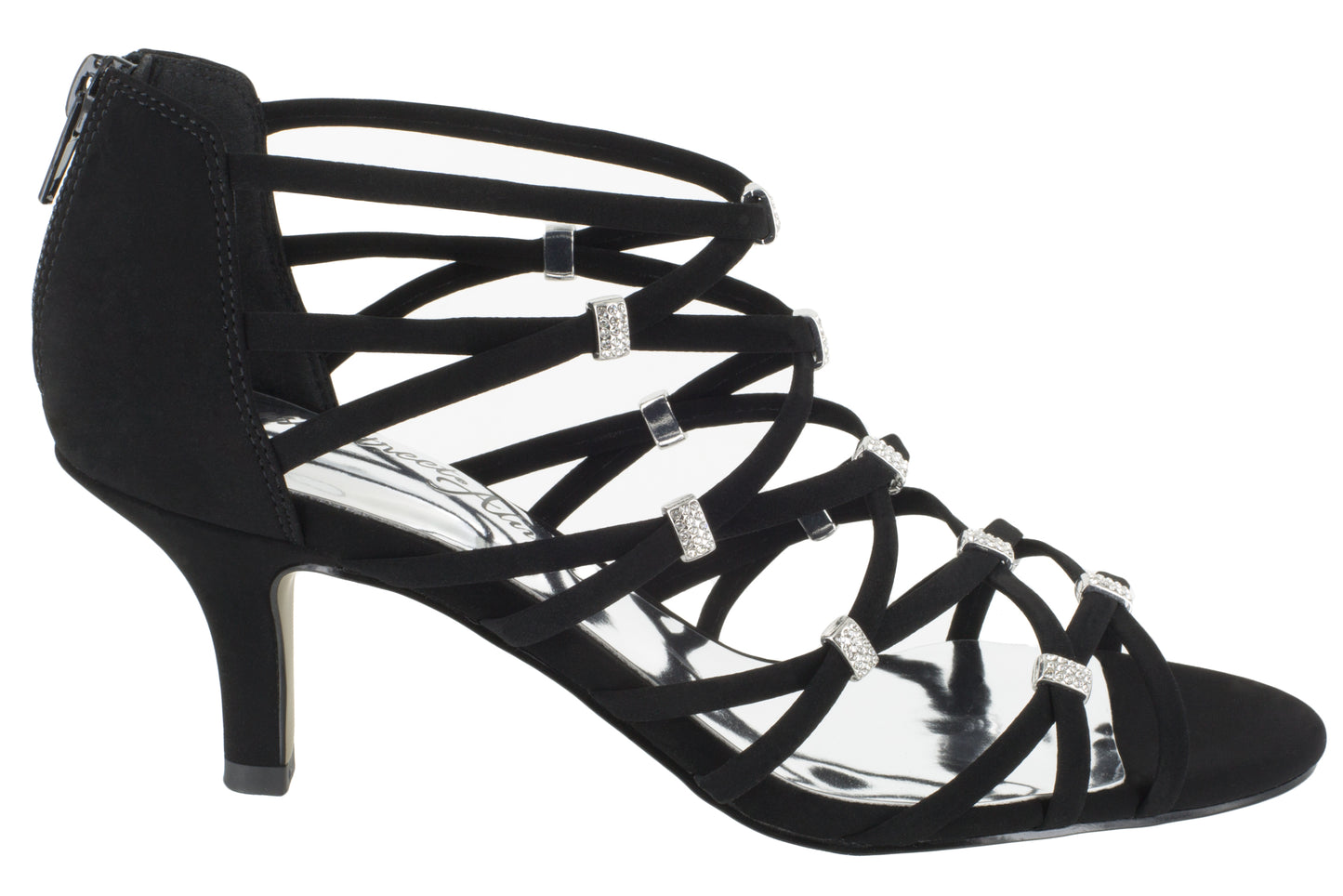 Easy Street Women's Nightingale Evening Sandals Black  Size 9N