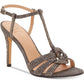 INC International Concepts Women's Rowyn Strappy Ankle Strap Evening Sandals Gray Size 8.5 M