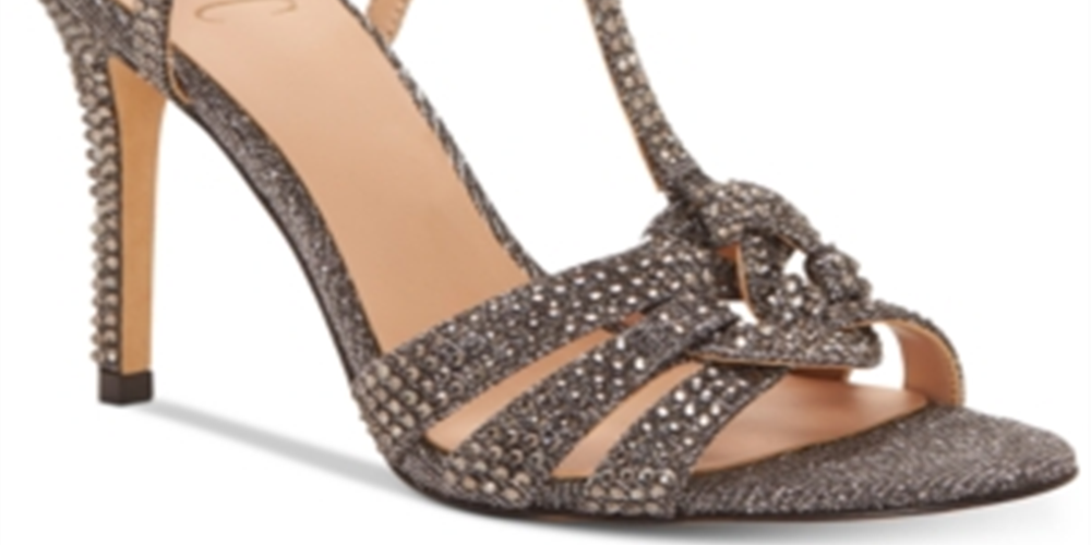 INC International Concepts Women's Rowyn Strappy Ankle Strap Evening Sandals Gray Size 8.5 M