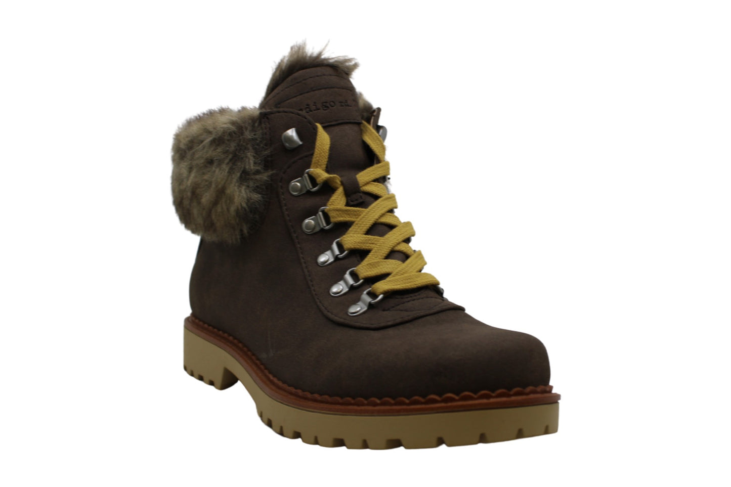 Indigo Rd. Women's Cicela Almond Toe Ankle Cold Weather Boots Brown Size 6 M