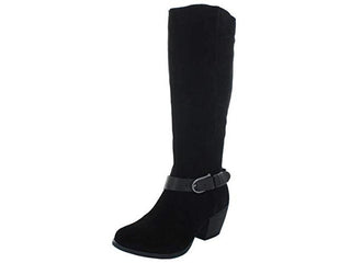 American Rag Women's Tegan Suede Tall Knee High Boots Black Size 11 M