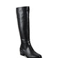 Bar III Women's Vaylap Leather Almond Toe Knee High Cold Weather Boots Black Size 9.5M