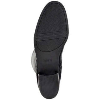 Bar III Women's Vaylap Leather Almond Toe Knee High Cold Weather Boots Black Size 9.5M