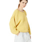 Free People Women's  Bardot Sweater Light Yellow Size Large