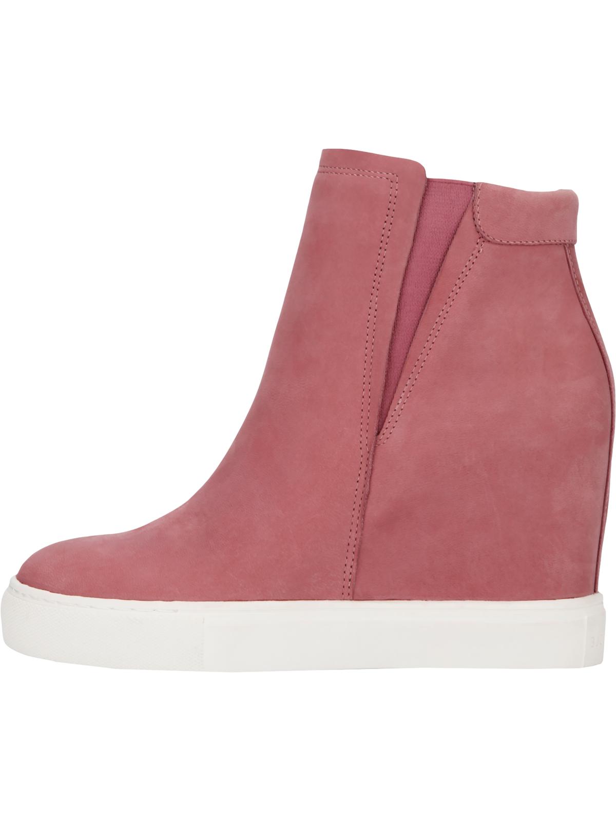 Kenneth Cole Women's Kam Wedge Nubuck Slip on Wedge Sneaker Red Size 10 M