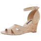 Nine West Women's Lilly Cut Out Open Toe Wedge Sandals Brown Size 9 M
