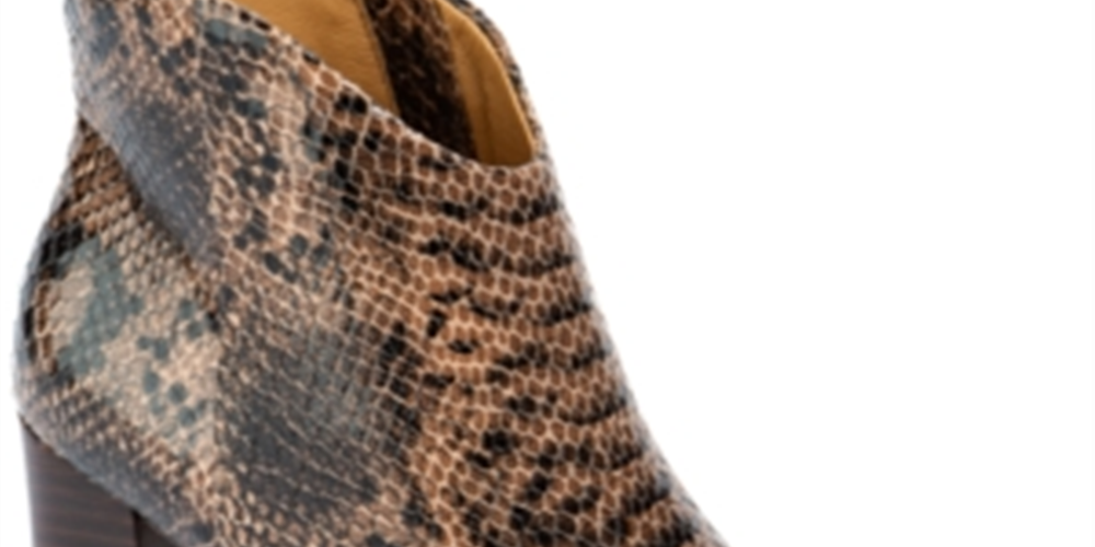 Lucca Lane Women's Apache Snake Alyce Booties Brown Size 5.5 M