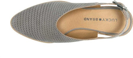 Lucky Brand Women's Lideton Slingback Gray Size 11 M