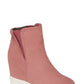 Kenneth Cole Women's Wedge Hight Top Pull on Fashion Sneak Red Size 7 M