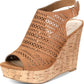 American Rag Women's Charlize Open Toe Special Occasion Platform Sandals Brown Size -9.5M