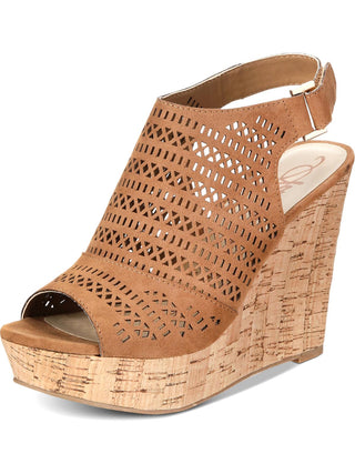 American Rag Women's Charlize Open Toe Special Occasion Platform Sandals Brown Size -9.5M