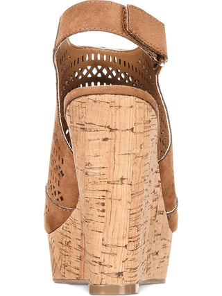 American Rag Women's Charlize Open Toe Special Occasion Platform Sandals Brown Size -9.5M