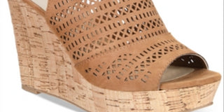 American Rag Women's Charlize Open Toe Special Occasion Platform Sandals Brown Size -9.5M