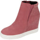 Kenneth Cole Women's Kam Pull on Wedge High Top Sneakers Red Size 9 M