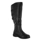 Easy Street Women's Presley Plus Wide Calf Boot Black Size 8 M