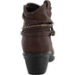 Easy Street Women's Wrangle Bootie Brown Size 7.5M