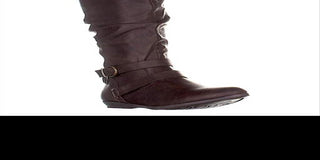 Cliffs By White Mountain Women's Fairfield Almond Toe Knee High Shoes Brown Size 10 MWC