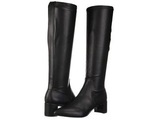 Franco Sarto Women's Francia Almond Toe Knee High Fashion Boots Black Size 5M