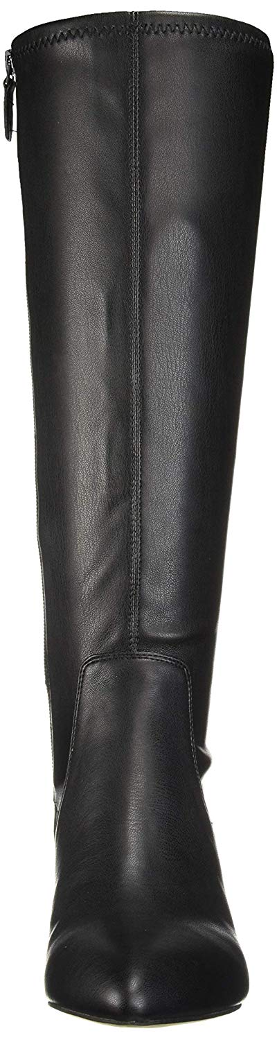 Franco Sarto Women's Francia Almond Toe Knee High Fashion Boots Black Size 5M