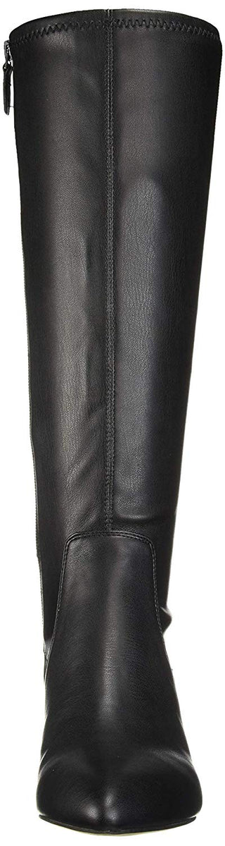 Franco Sarto Women's Francia Almond Toe Knee High Fashion Boots Black Size 5M