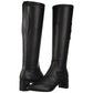 Franco Sarto Women's Francia Almond Toe Knee High Fashion Boots Black Size 5M