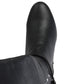 Rialto Women's Ferrell Leather Almond Toe Knee High Smooth Black Size 7.5 M