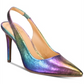 Material Girl Women's Darcie Pumps  Rainbow Purple Size 5.5 M