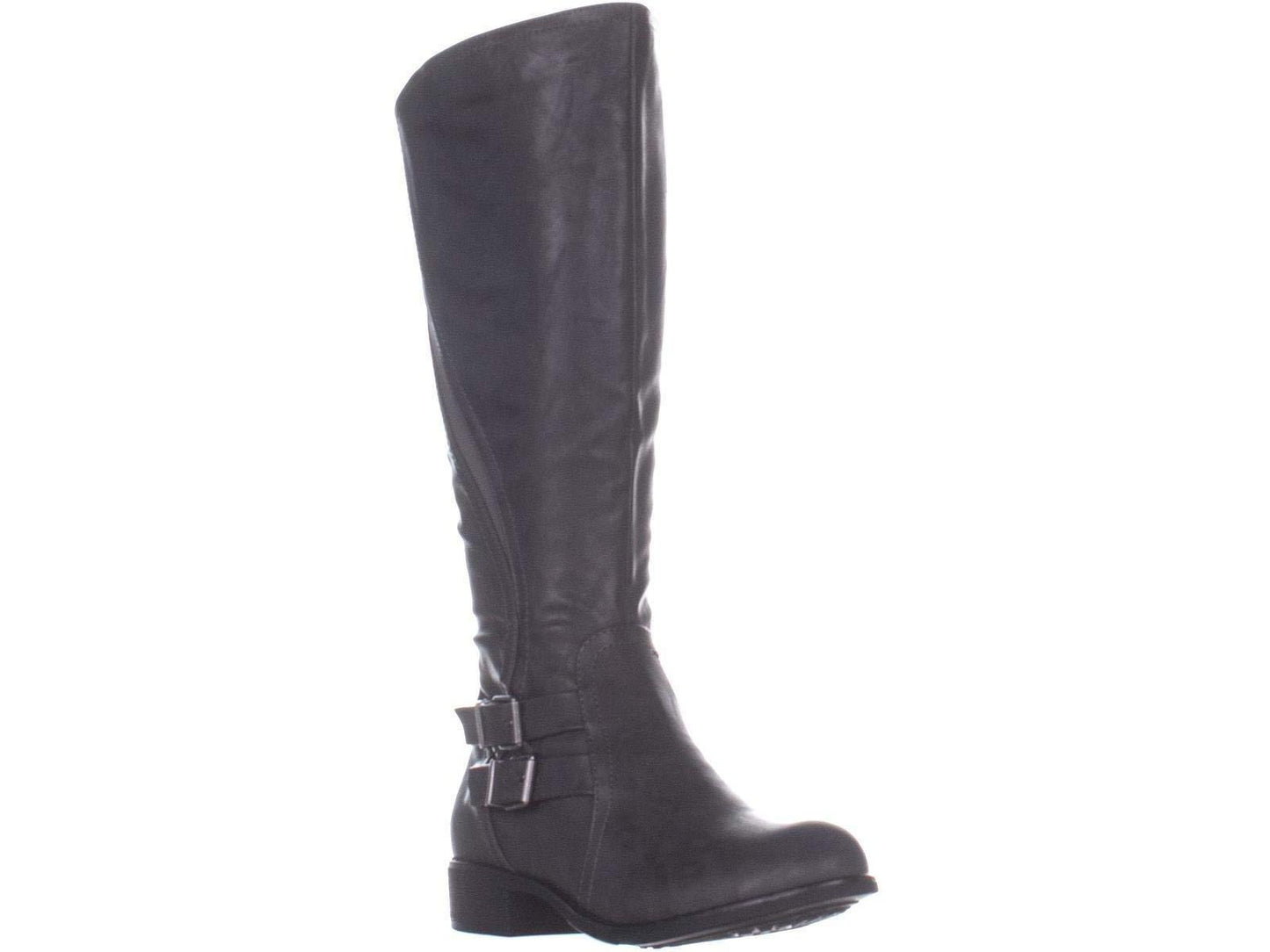 Style & Co Women's Milah Tall Casual Mid Calf Boots Charcoal Size 6.5 M