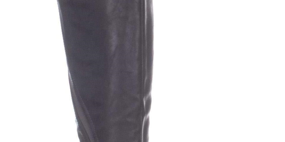 Style & Co Women's Milah Tall Casual Mid Calf Boots Charcoal Size 6.5 M