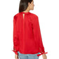 Trina Turk Women's Water Lily Top Red Size Small