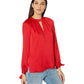 Trina Turk Women's Water Lily Top Red Size Small