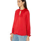 Trina Turk Women's Water Lily Top Red Size Small