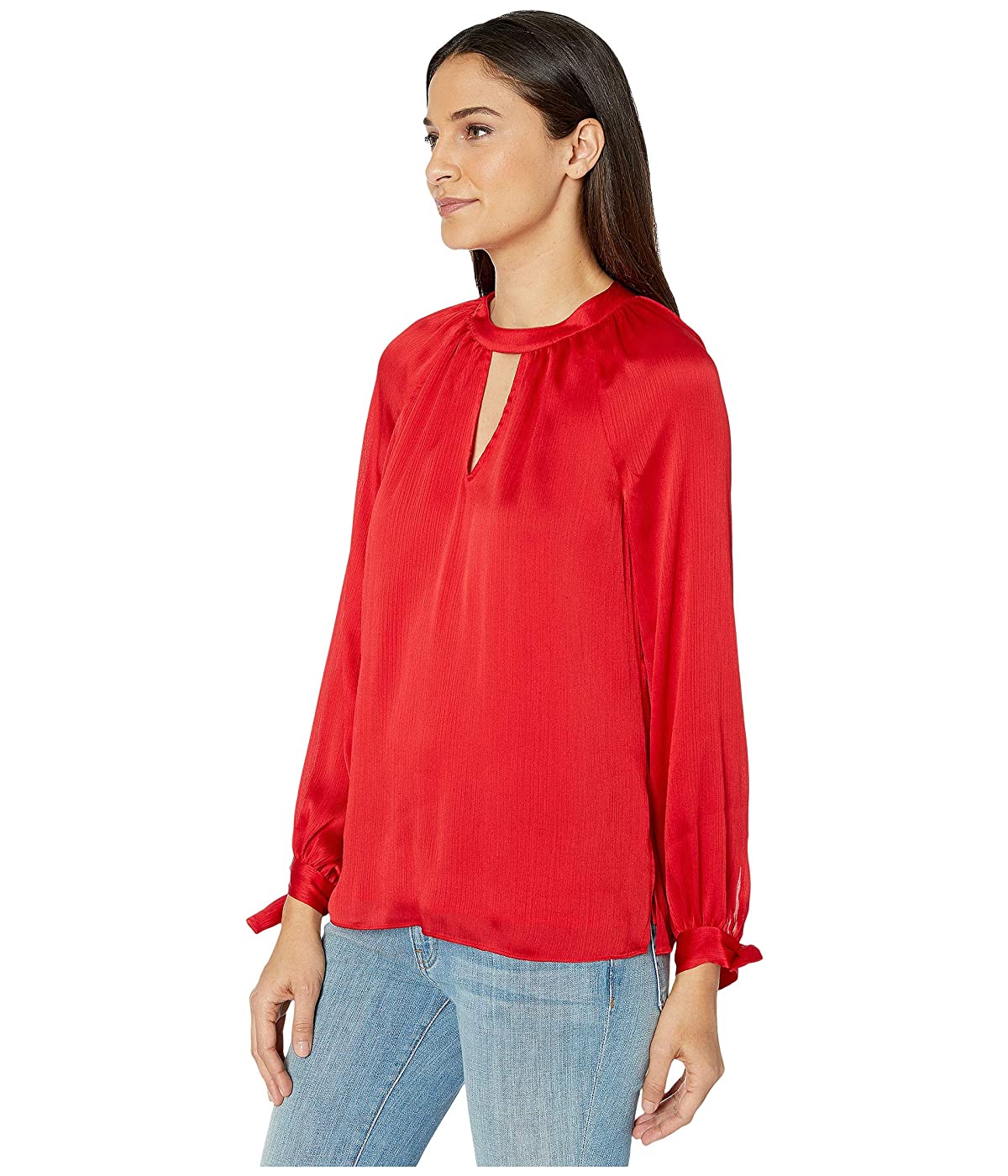 Trina Turk Women's Water Lily Top Red Size Small