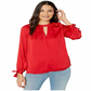 Trina Turk Women's Water Lily Top Red Size Small