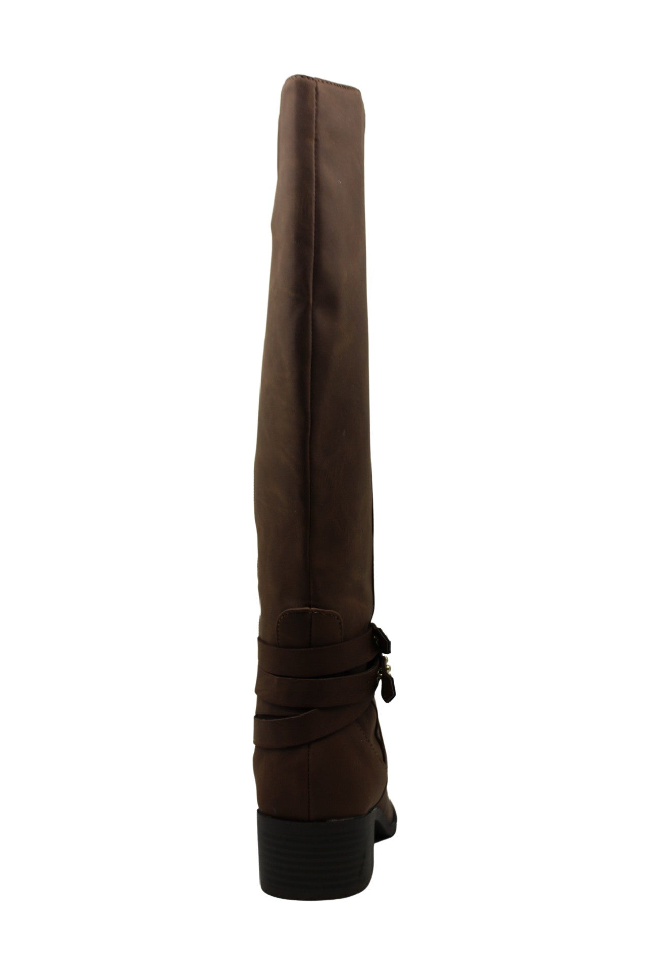 Material Girl Women's Damien Closed Toe Knee High Fashion Boots Brown Size 9.5