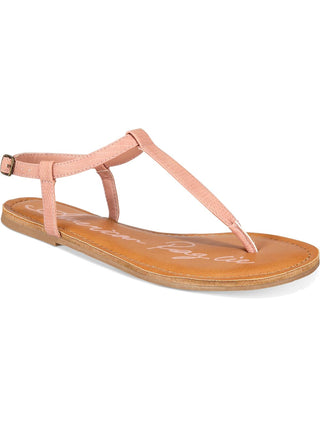 American Rag Women's Split Toe Casual T-Strap Sandals Pink Size 7 M