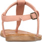 American Rag Women's Split Toe Casual T-Strap Sandals Pink Size 7 M
