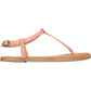 American Rag Women's Split Toe Casual T-Strap Sandals Pink Size 7 M